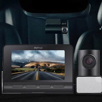 70mai A800S Dash Cam 4K Car Setup View