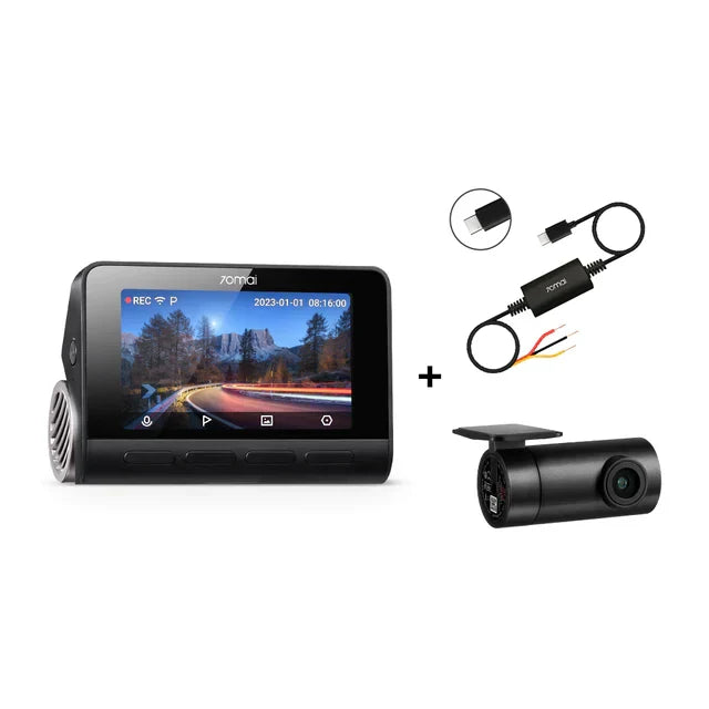 70mai A810 Dash Cam 4K Dual Channel Camera and Accessories