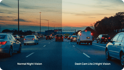 70mai Dash Cam Lite 2 NIght View