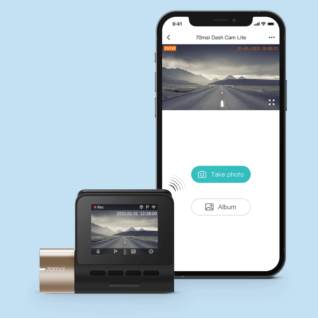 70mai Dash Cam Lite App Control