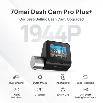 70mai Pro Plus+ Dash Cam features