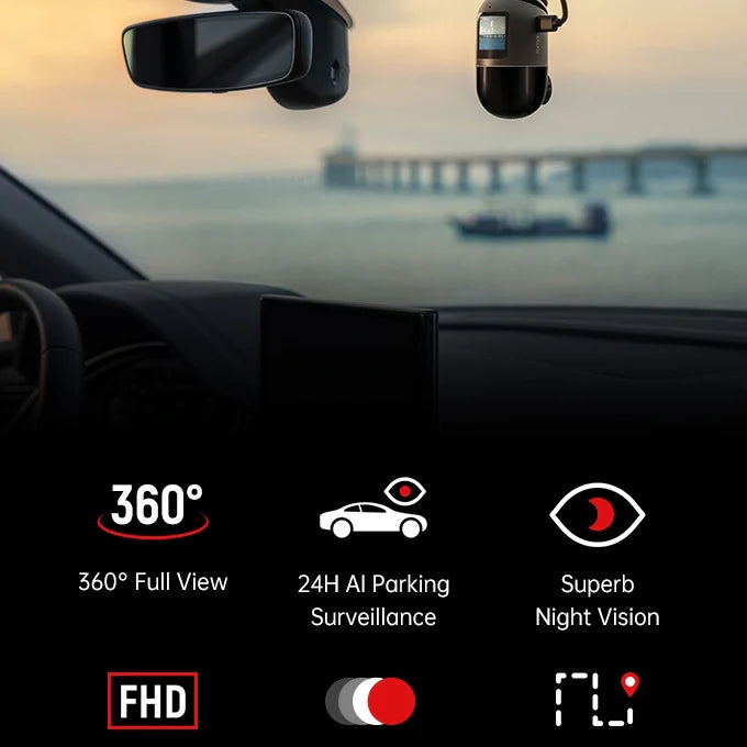 70mai Omni Dashcam – Full 360° HDR Night Vision – Dash Cams