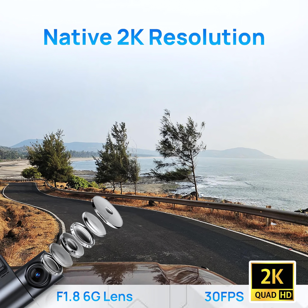 NEXDIGITRON ACE2 DashCam Native 2K Quality