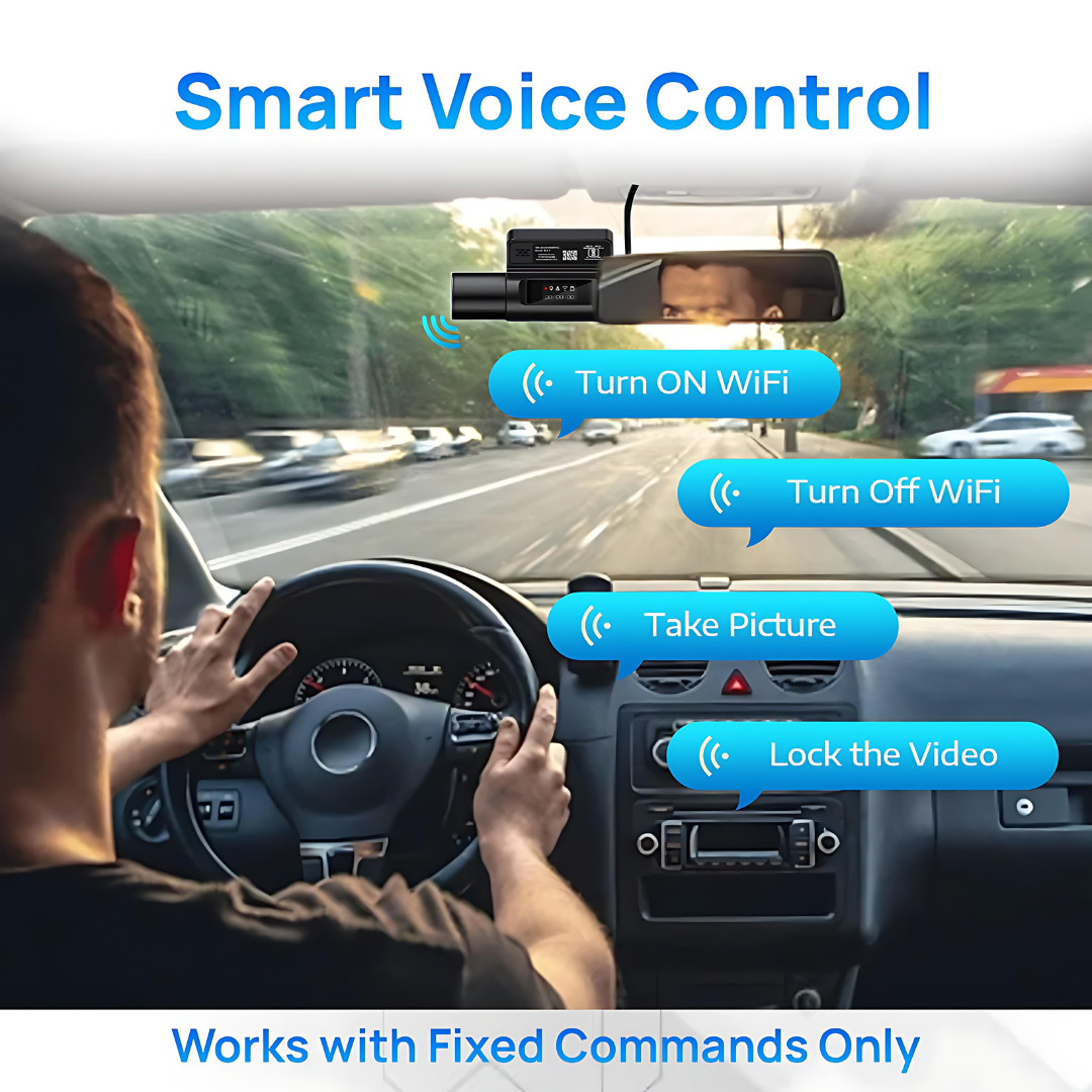 NEXDIGITRON ACE2 DashCam Native 2K Voice Control