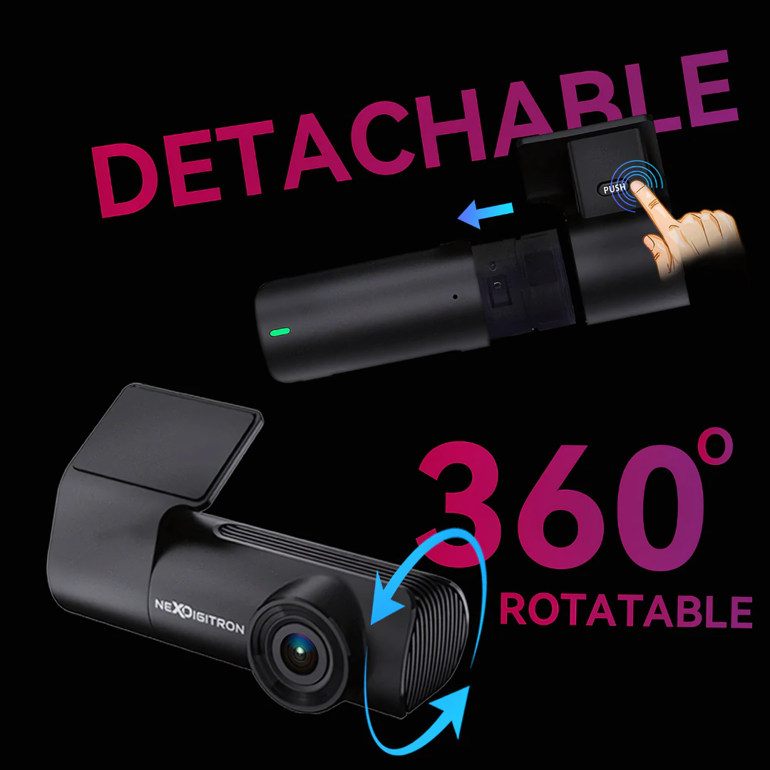 NEXDIGITRON NEO DashCam 360 Rotatable Angle