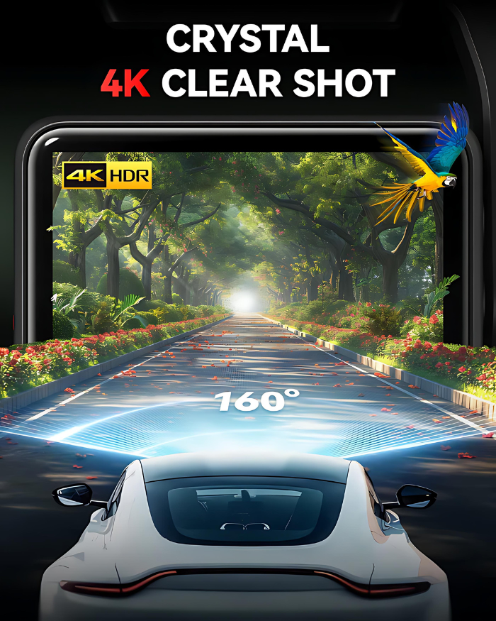 Redtiger F4 4K Voice Control Dash Cam Photo 2