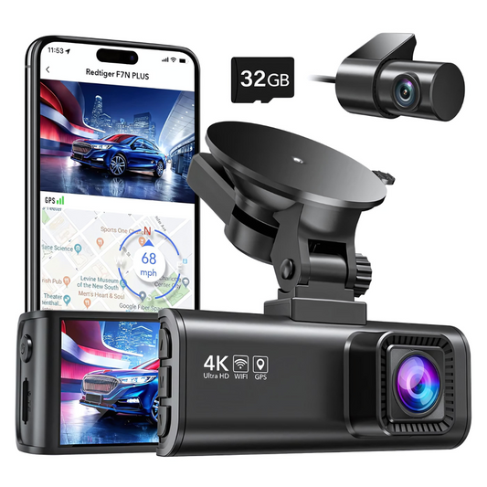 Redtiger F7NP 4K Front Rear Dash Cam