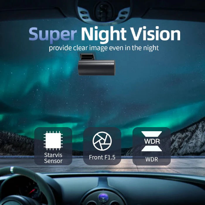 redtiger f3 25k dash cam Night Vision